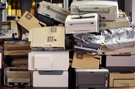 How to recycle printers .
